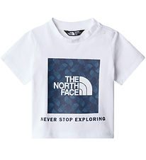 The North Face Stuttermabolur - Kassafylling Prentað - Hvítt