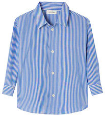 American Vintage Shirt - Rayures Aqua