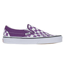 Vans Shoe - Classic Slip-On - Checkerboard - Dark Purple