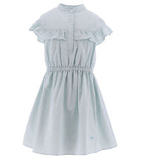 Emporio Armani Dress - Light blue/White Striped