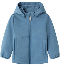 Name It Softshell Jacket w. Fleece - NmmAlfa08 - Coronet Blue w.