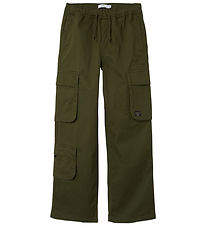 Name It Trousers - Cargo - NkmRyan - Olive Night