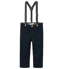 Name It Trousers w. Suspenders - Chino - NmmRyan - Dark Sapphire