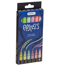 Crateit Markers - 1mm - 6 pcs - Pastels