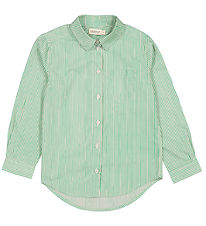 MarMar Shirt - Tommy - Mint Leaf Stripes