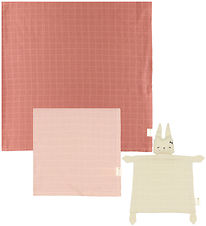 Fabelab Barn Gjafabox - Swaddle/Taubleyja/Kúruteppi - Dusty Rose