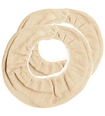 Fabelab Bavoirs - Ruffle - 2 Pack - Wheat