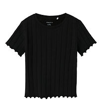 Name It T-shirt - Crop Top - NkfNoralina - Black