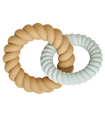 OYOY Teether - Silicone - Mellow - Pale Mint/Light Rubber