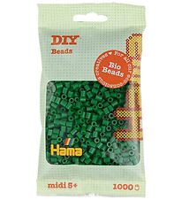 Hama Bio Midi Beads - 1000 pcs - 10 Green