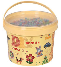Hama Midi Beads - 10,000 pcs - 53 Pastel Mix