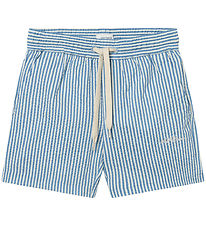 Les Deux Shorts de Bain - Stan Stripe - Lav Denim Blue/Light Iv