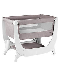Shnuggle Crib - Air Bedside Crib - Stone Grey