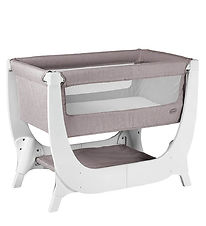 Shnuggle Wieg - Luchtbedje voor aan het bed - Stone Grey