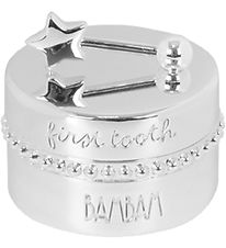 BAMBAM Bote  dents - 4 cm - Argent tachet