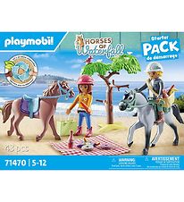 Playmobil Chevaux de la cascade - Montez jusqu' La plage avec A