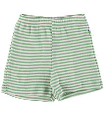 Joha Shorts - Wool/Silk - Rib - Green/White