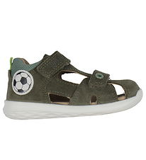 Superfit Sandals - Bumblebee - Army Green w. Football