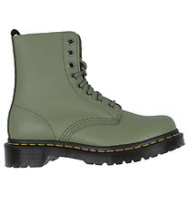 Dr. Martens Stiefel - 1460 Pascal - gedämpft Olive