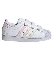 adidas Originals Shoe - Superstar CF C - White/Pink/Yellow