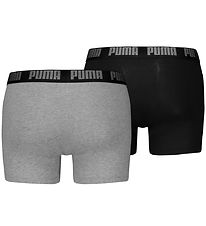 Puma Boxers - 2-Pack - Grey Melange/Black