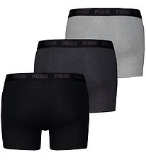 Puma Boxershorts - 3er-Pack - Black/Grey