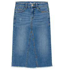 Name It Skirt - Wide Long - NkfKylie - Medium+ Blue Denim