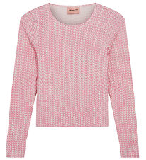 Designers Remix Blouse - Bamboe - Jenna Slijm - Roze/Logo Print