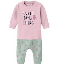 Name It Set - Blouse/Trousers - NbfVubie - Parfait Pink/Sweet Li
