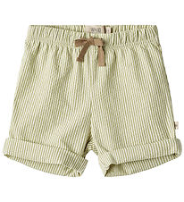 Wheat Shortsit - Milton - Green Stripe