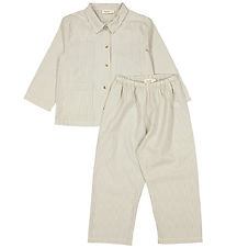 MarMar Schlafanzug - Pyjamas - Blue Stone Stripe
