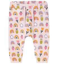 Name It Trousers - NbfVandora - Parfait Pink/Rainbow