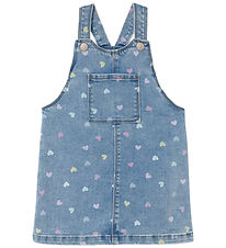 Name It Dress - Short - NmfRosa - Medium+ Blue Denim/Hearts