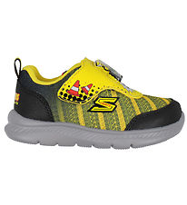 Skechers Shoe w. Light - Comfy Flex - Yellow/Black