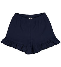 Msli Shorts - Wafel Frill - Nacht Blue