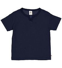Msli T-Shirt - Waffel - Nacht Blue