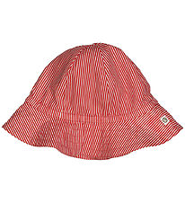 Msli Sun Hat - Poplin Stripe - Conditioner Cream/Apple Ed
