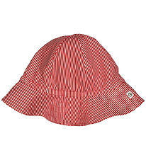 Müsli Sun Hat - Poplin Stripe - Conditioner Cream/Apple Ed