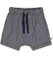 Msli Shorts - Poplin Stripe - Conditioner Cream/Blue Night