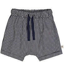 Müsli Shorts - Poplin Stripe - Conditioner Cream/Blue Night