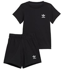 adidas Originals Set - T-Shirt/Shorts - Schwarz