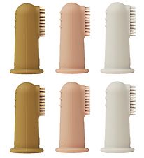 Liewood Brosse  Dents Doigts - 6 Pack - Silicone - Sandy Multi
