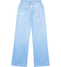 Juicy Couture Velours Hosen - Tonal - Della Robbia Blue