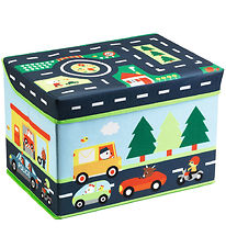 Djeco Storage Box - 35x25x25 cm - Cars