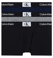 Calvin Klein Boxers - 3-Pack - Navy Iris/Greyheather/Black