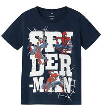 Name It T-shirt - NmmMakan Spider-Man - Dark Sapphire
