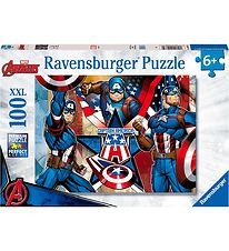 Ravensburger Puzzel - 100 Bakstenen - Marvel Captain America