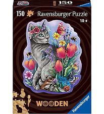 Ravensburger Puzzel - Hout - 150 Bakstenen - Prachtig CAT
