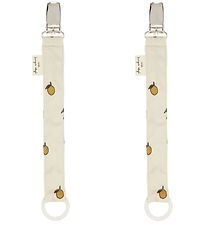 Konges Sløjd Pacifier Clips - 2-Pack - Lemon