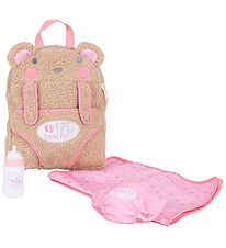 Tiny Treasures Backpack w. Accessories - Bear Hug Changing Bag